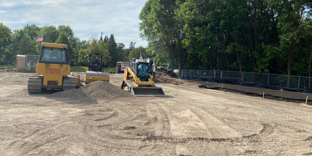 Parking lot and driveway grading in South Florida